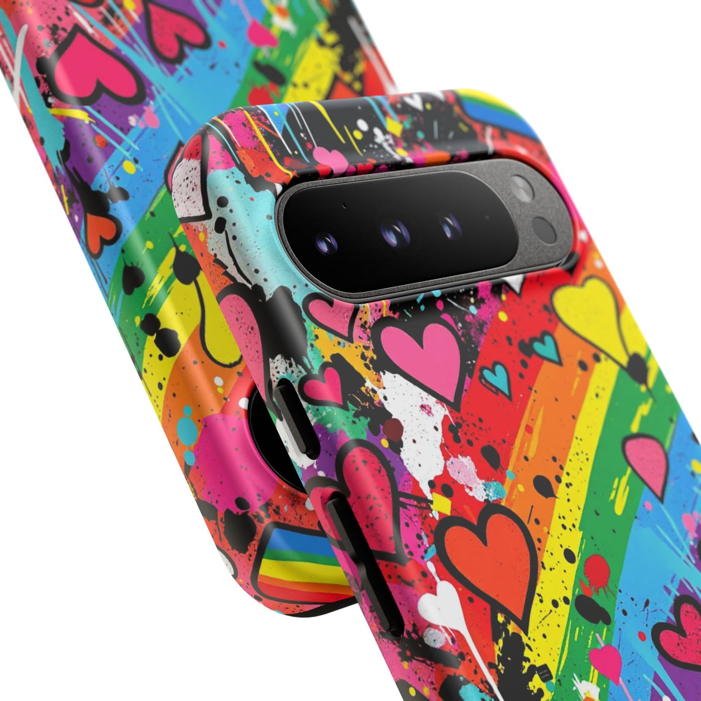 Pride Pop Armor Case – Free Love Graffiti Edition