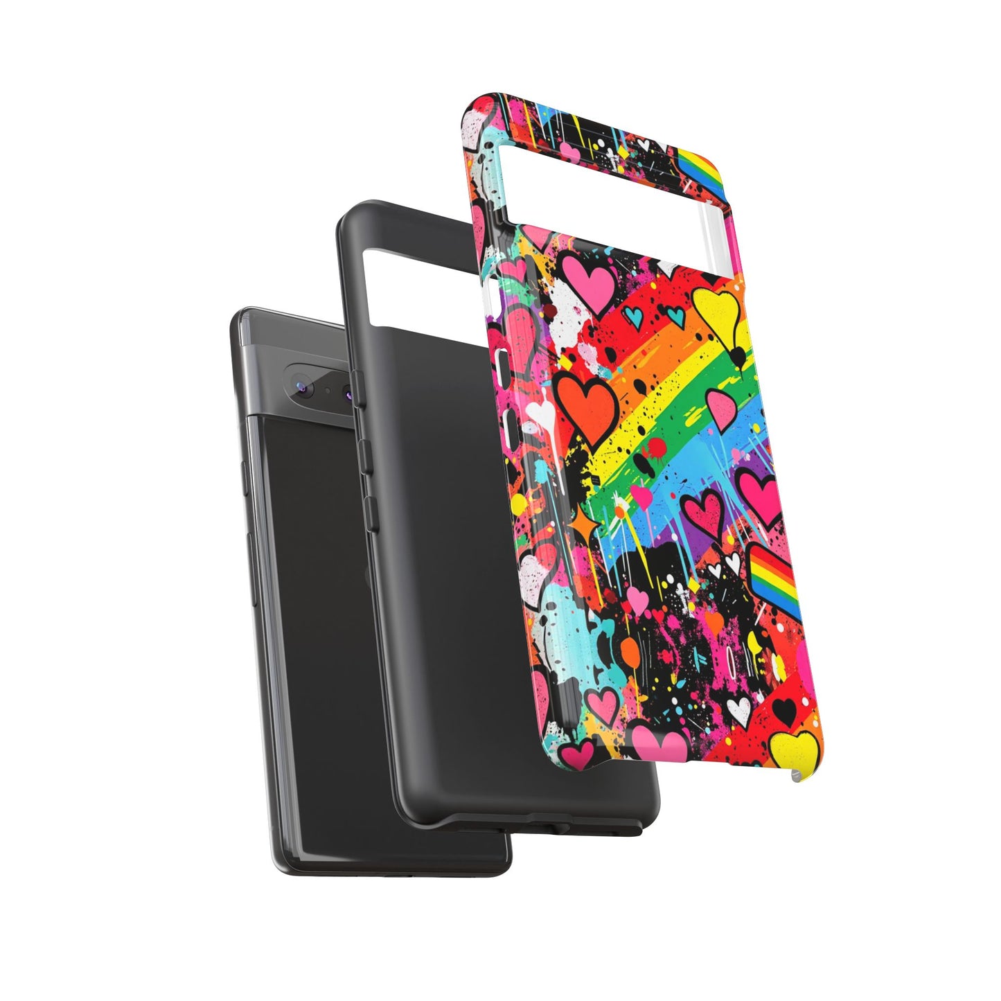 Pride Pop Armor Case – Free Love Graffiti Edition