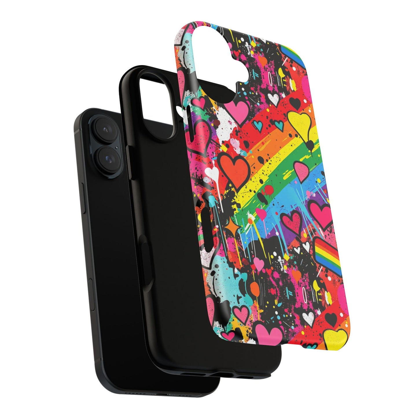 Pride Pop Armor Case – Free Love Graffiti Edition