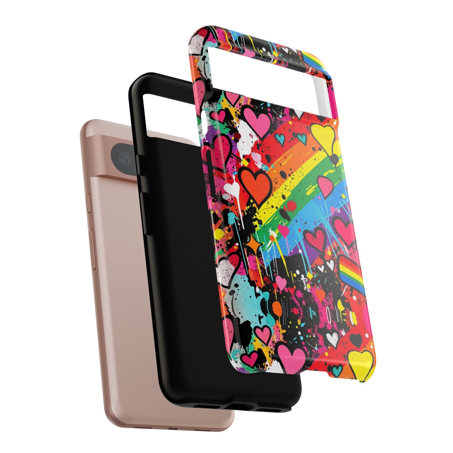 Pride Pop Armor Case – Free Love Graffiti Edition