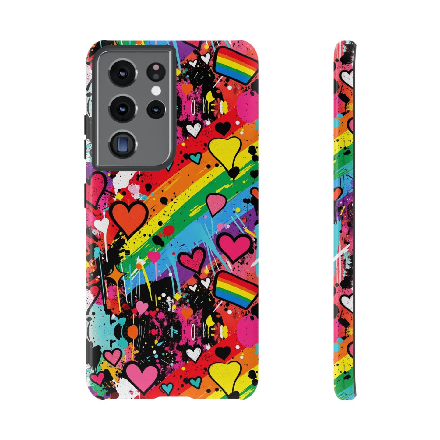 Pride Pop Armor Case – Free Love Graffiti Edition
