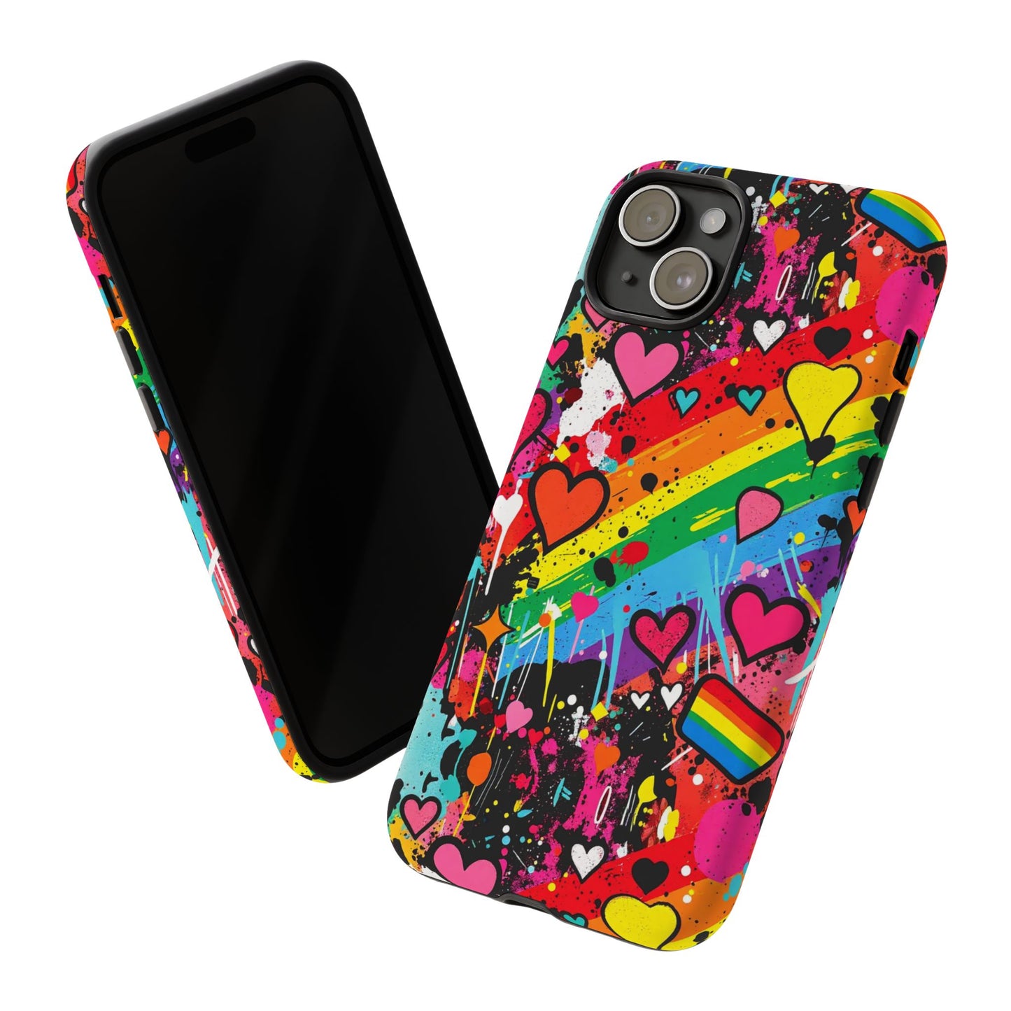 Pride Pop Armor Case – Free Love Graffiti Edition