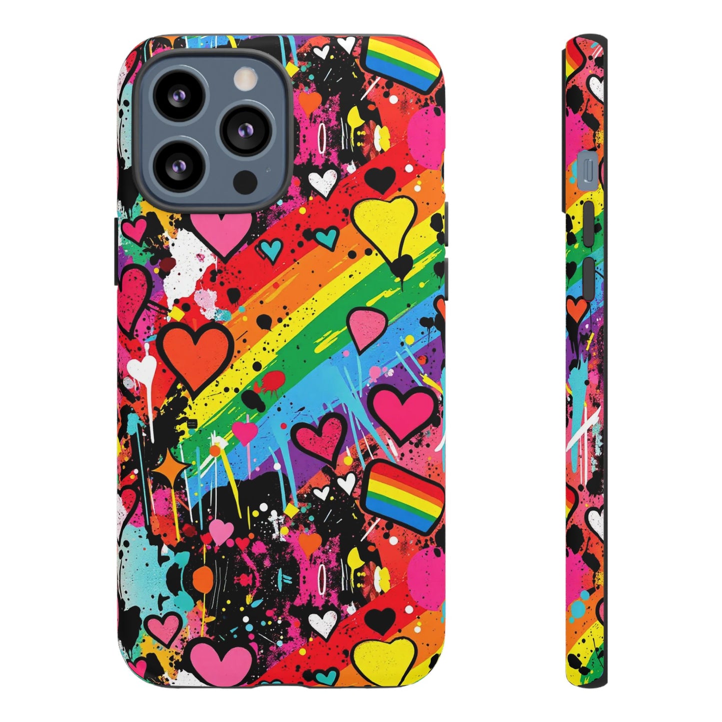 Pride Pop Armor Case – Free Love Graffiti Edition