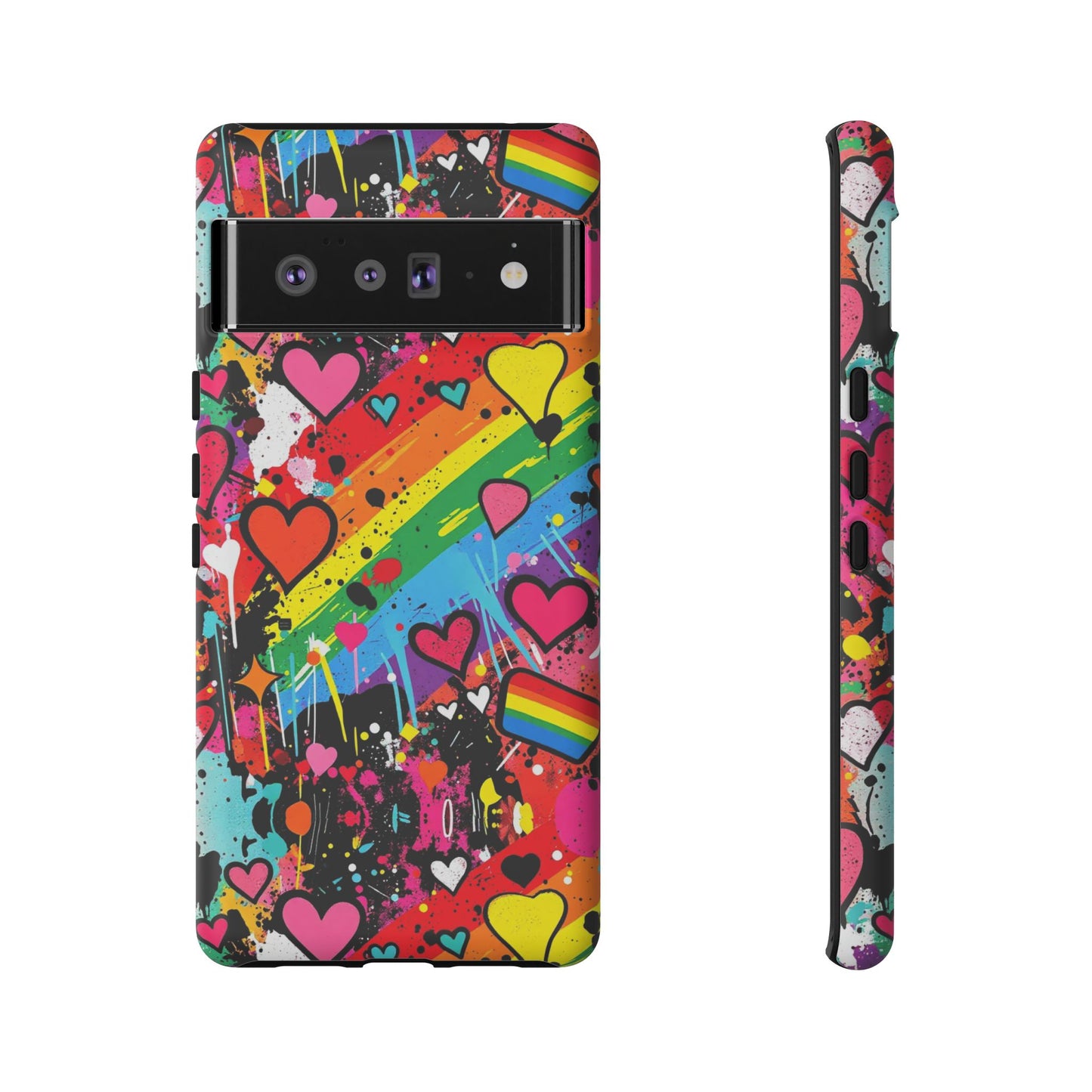 Pride Pop Armor Case – Free Love Graffiti Edition