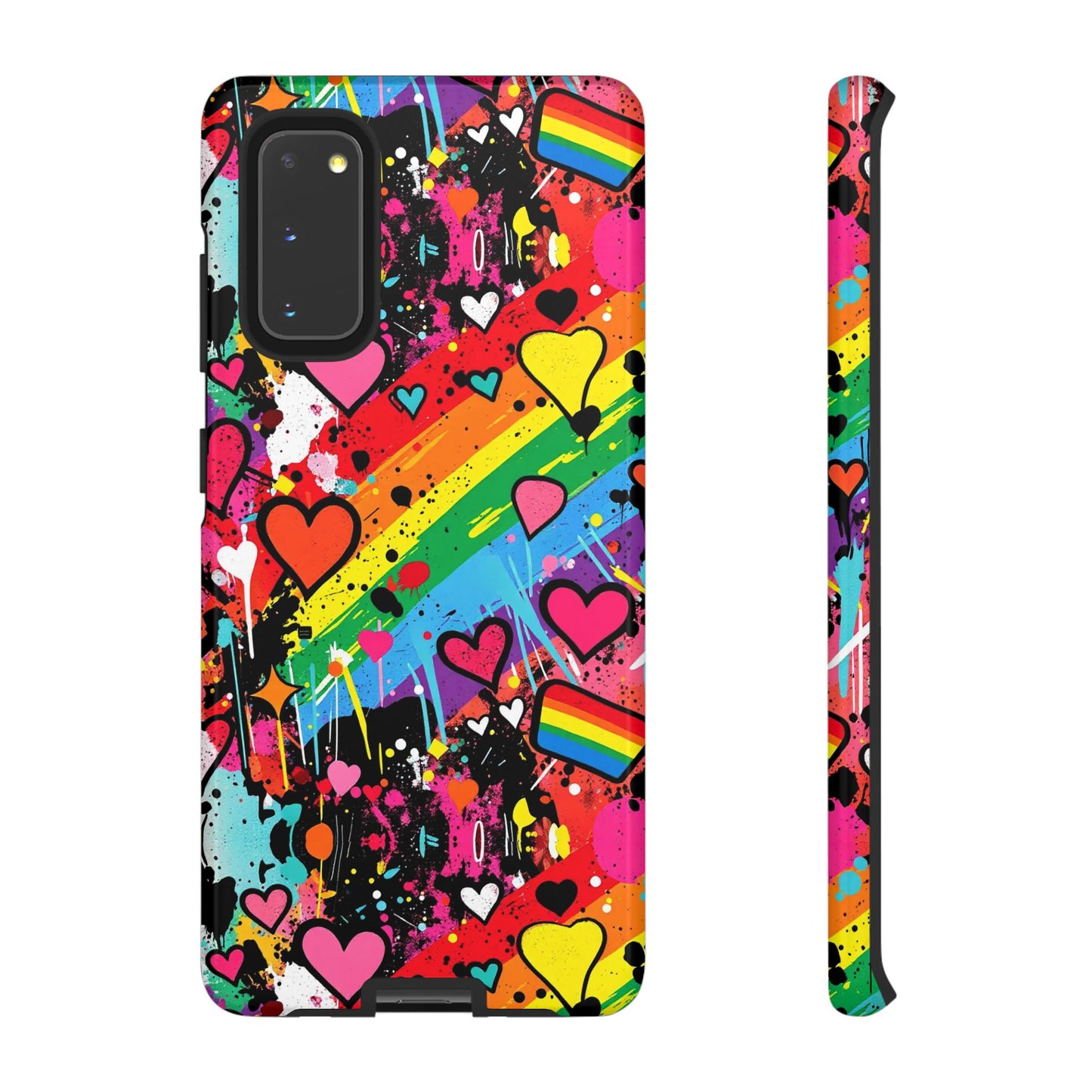 Pride Pop Armor Case – Free Love Graffiti Edition