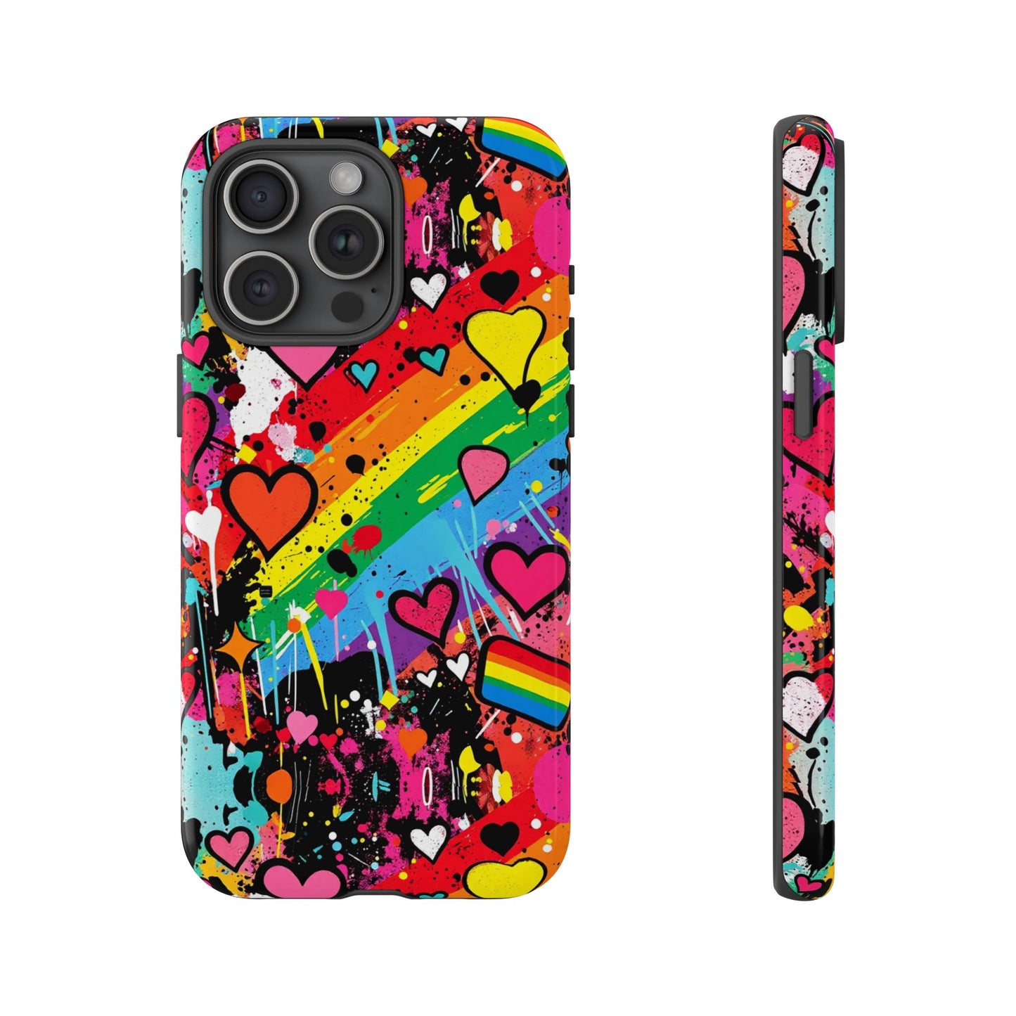Pride Pop Armor Case – Free Love Graffiti Edition