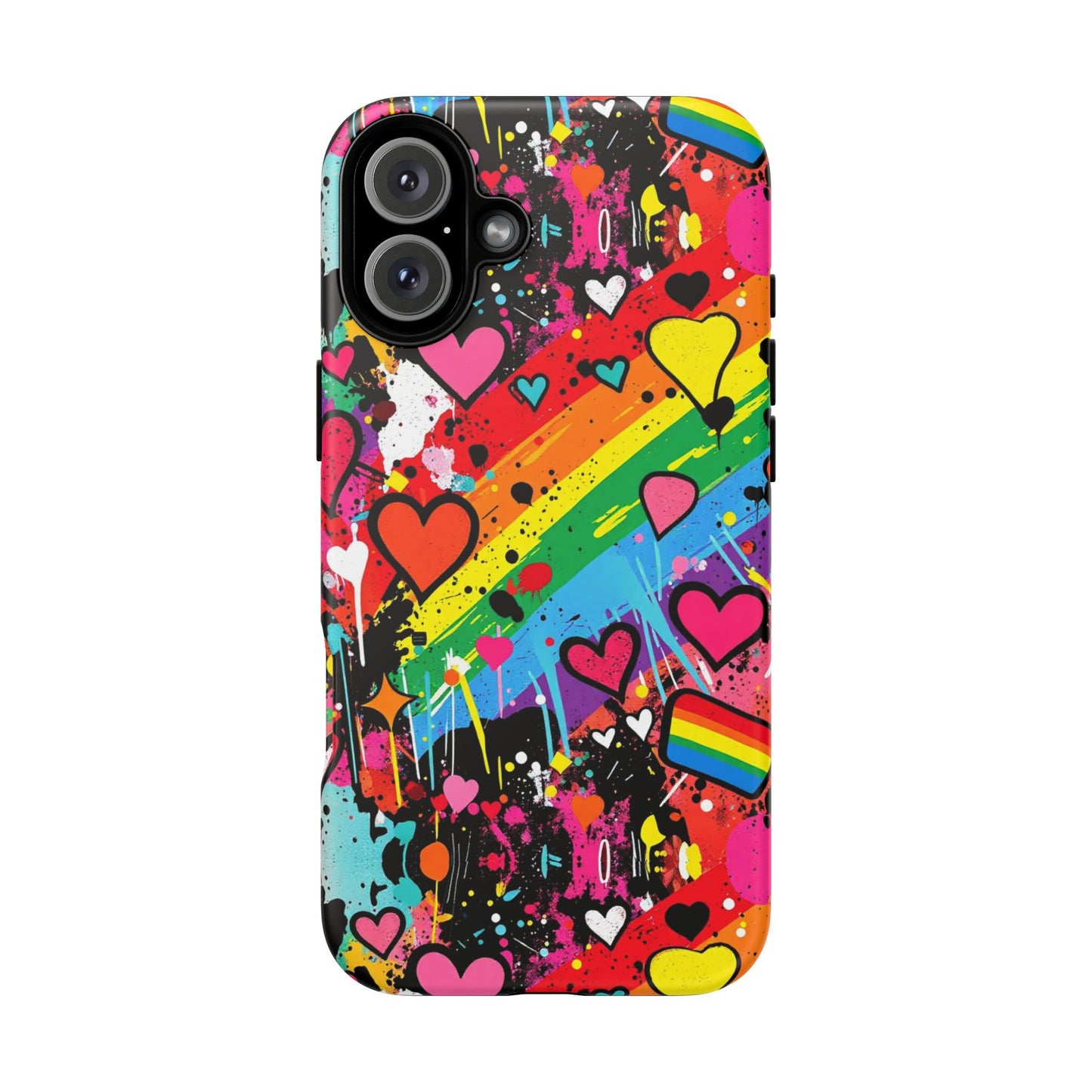 Pride Pop Armor Case – Free Love Graffiti Edition
