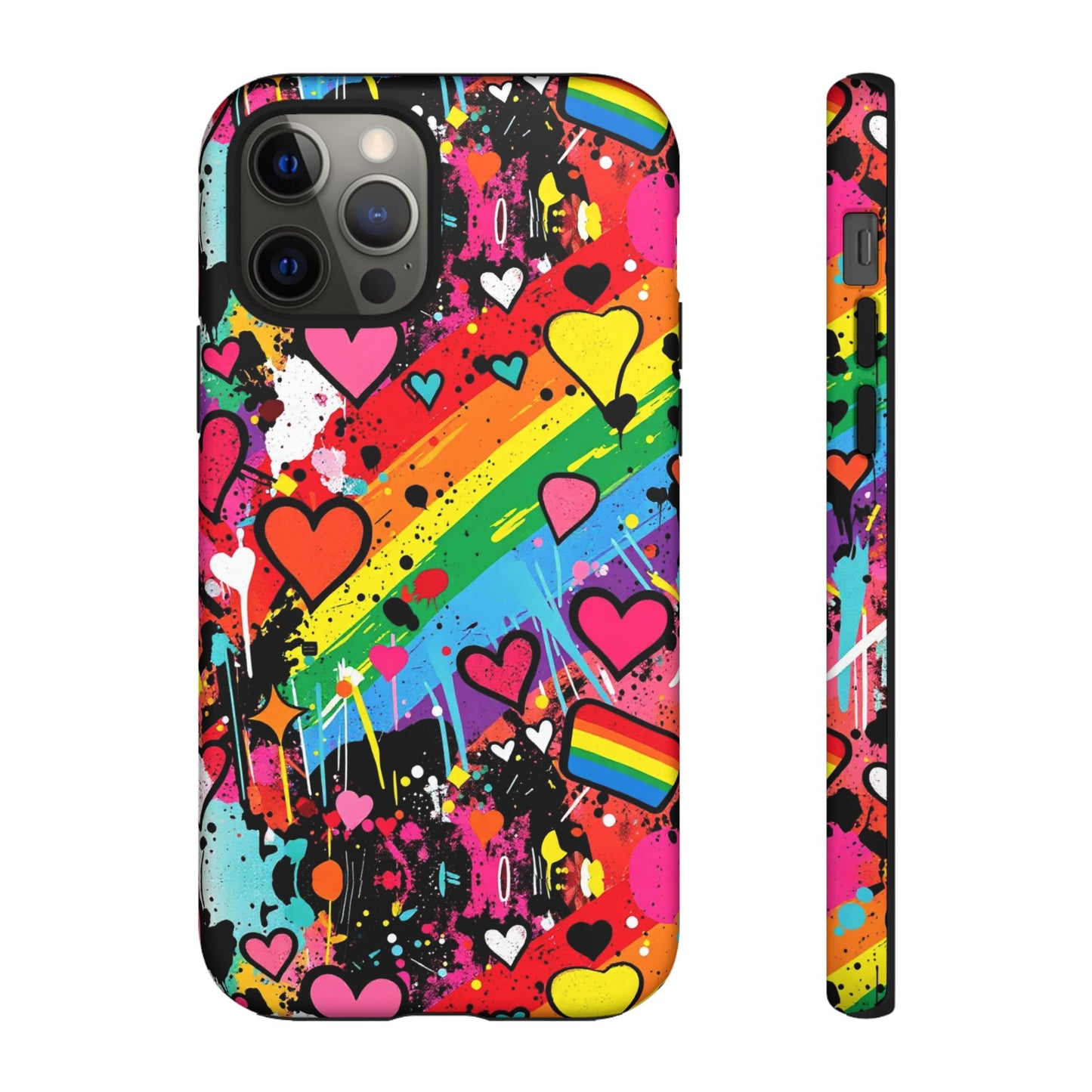 Pride Pop Armor Case – Free Love Graffiti Edition