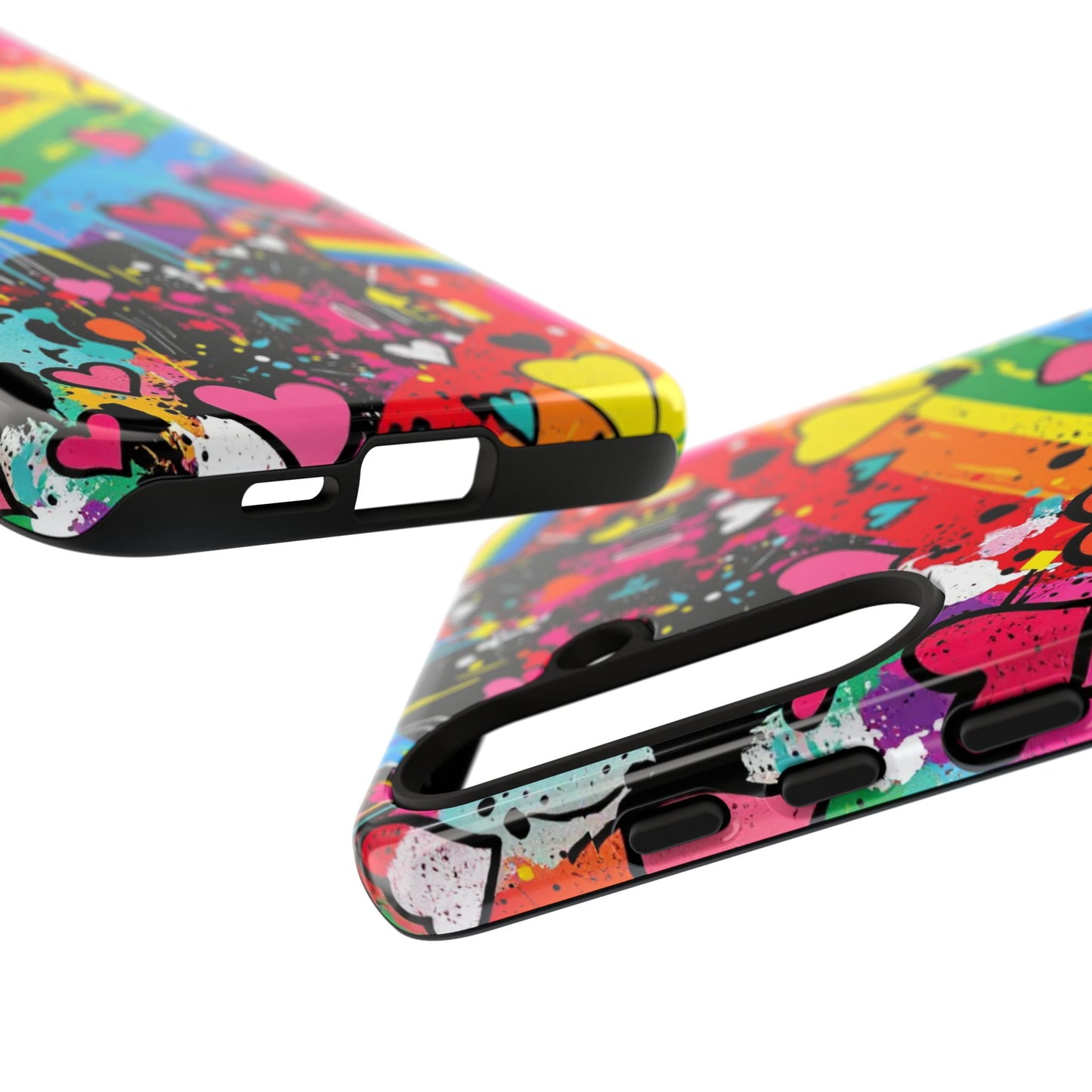 Pride Pop Armor Case – Free Love Graffiti Edition