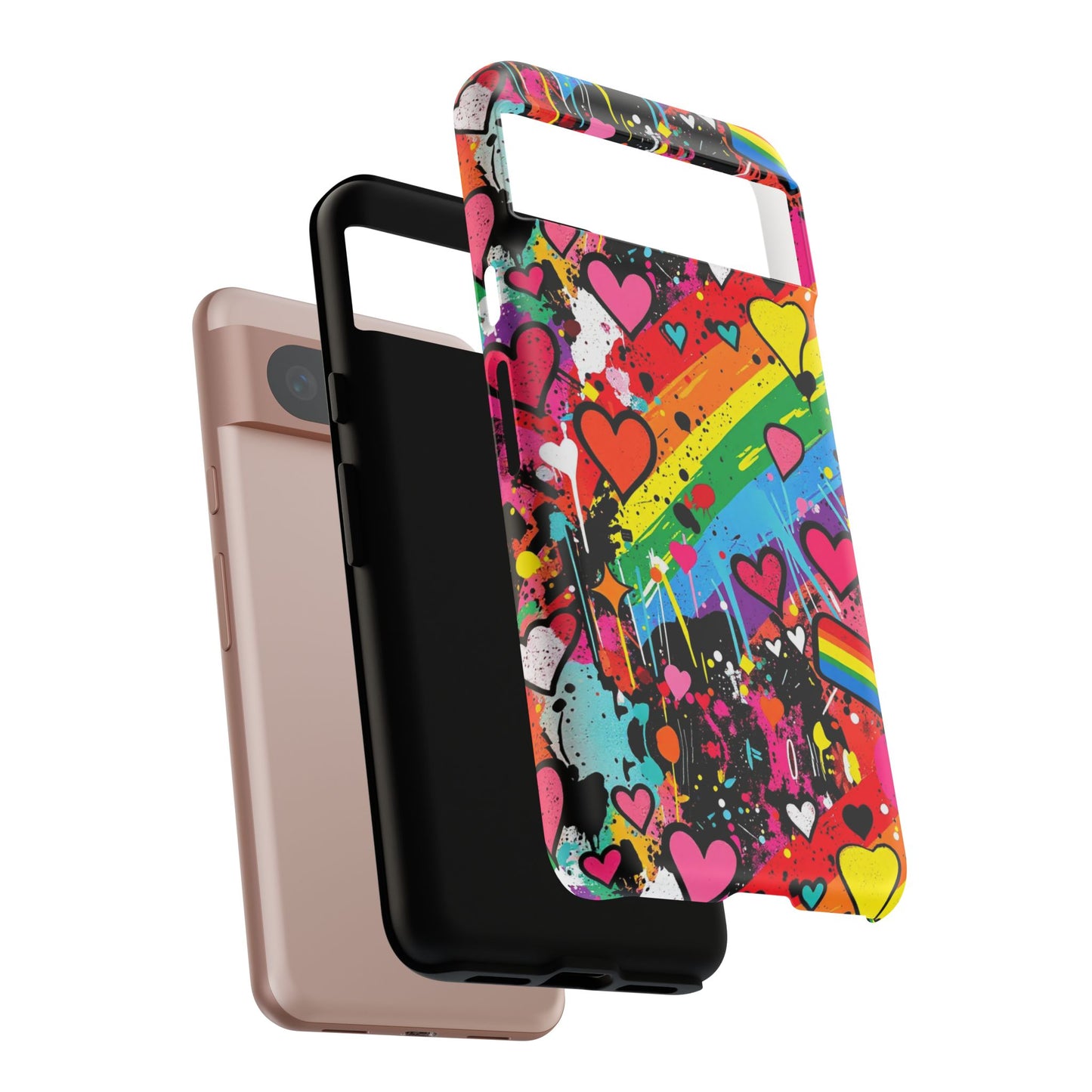 Pride Pop Armor Case – Free Love Graffiti Edition