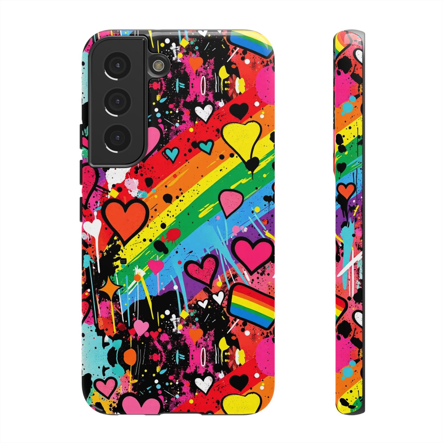 Pride Pop Armor Case – Free Love Graffiti Edition