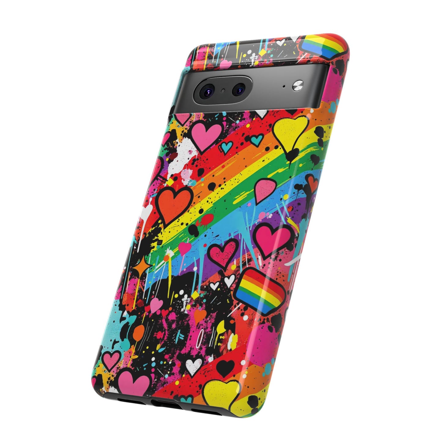 Pride Pop Armor Case – Free Love Graffiti Edition