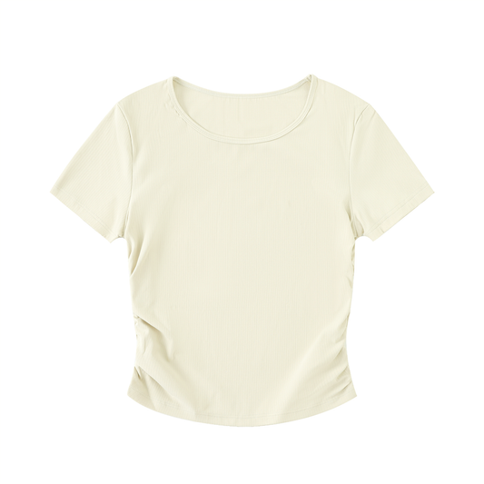 Quiet Riot™ Second Skin Ruched Bodycon Crop Top