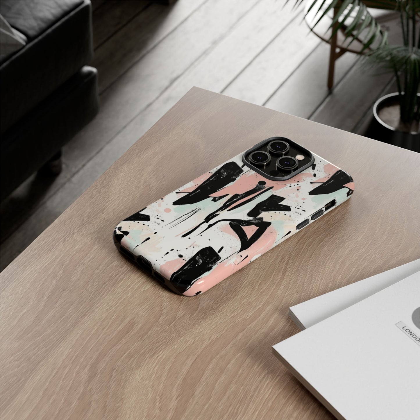 Blush Rush Armor Case – Abstract Ink Graffiti Edition