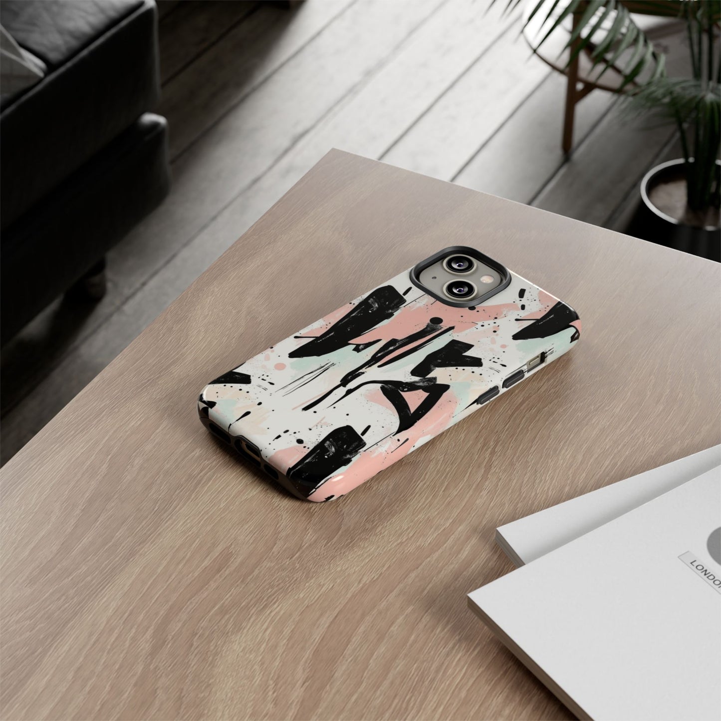 Blush Rush Armor Case – Abstract Ink Graffiti Edition