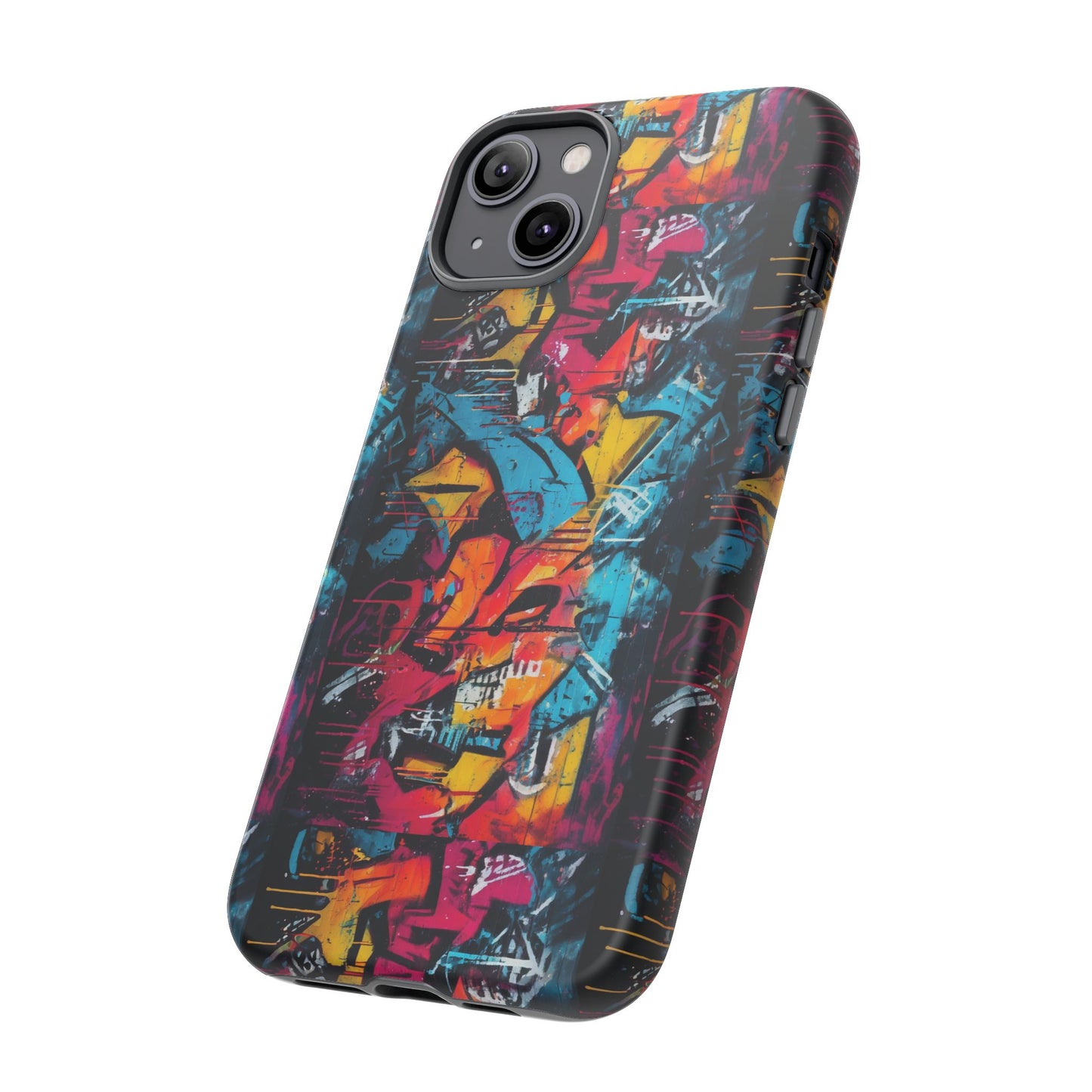 Wall Tag Armor Case – Neon Graffiti Burst Edition