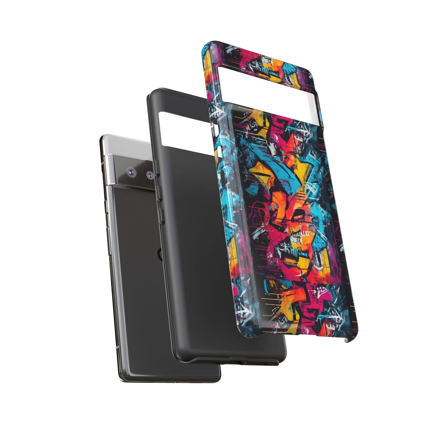 Wall Tag Armor Case – Neon Graffiti Burst Edition