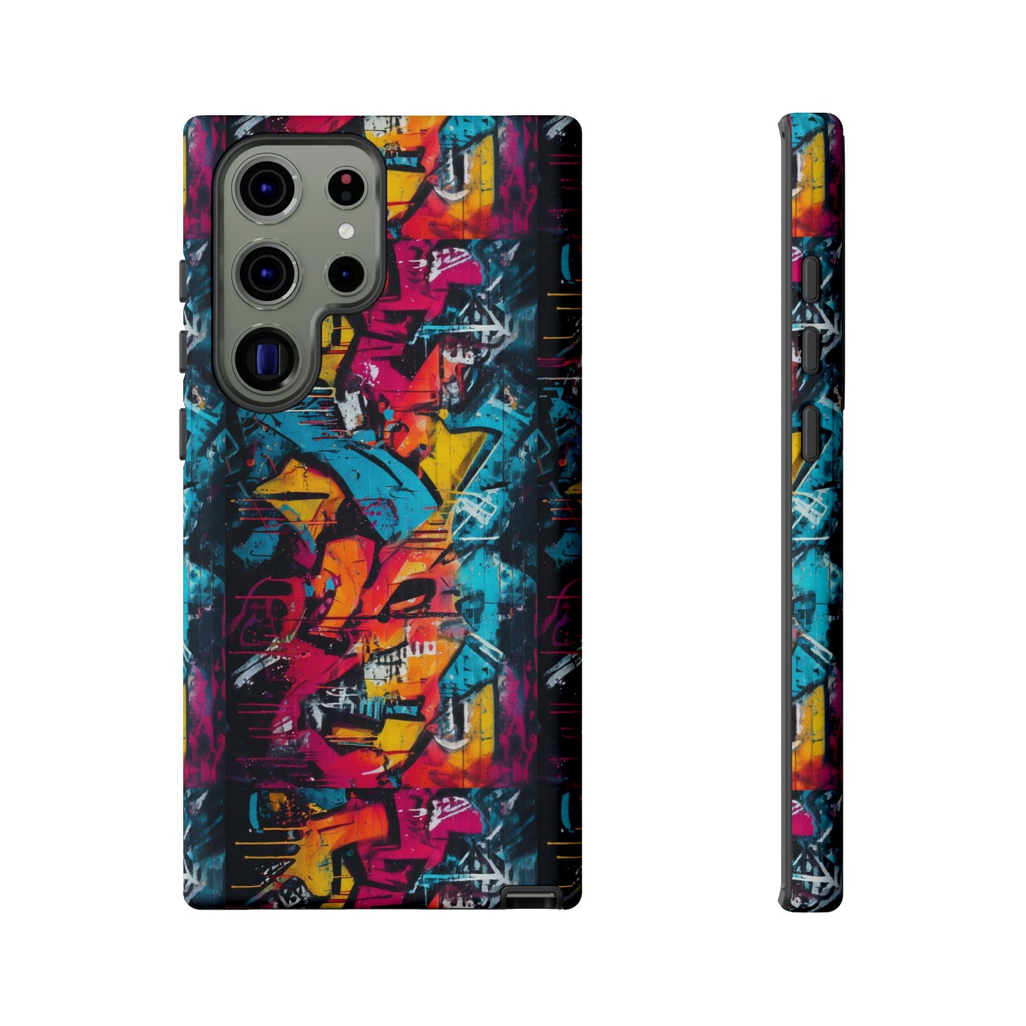 Wall Tag Armor Case – Neon Graffiti Burst Edition