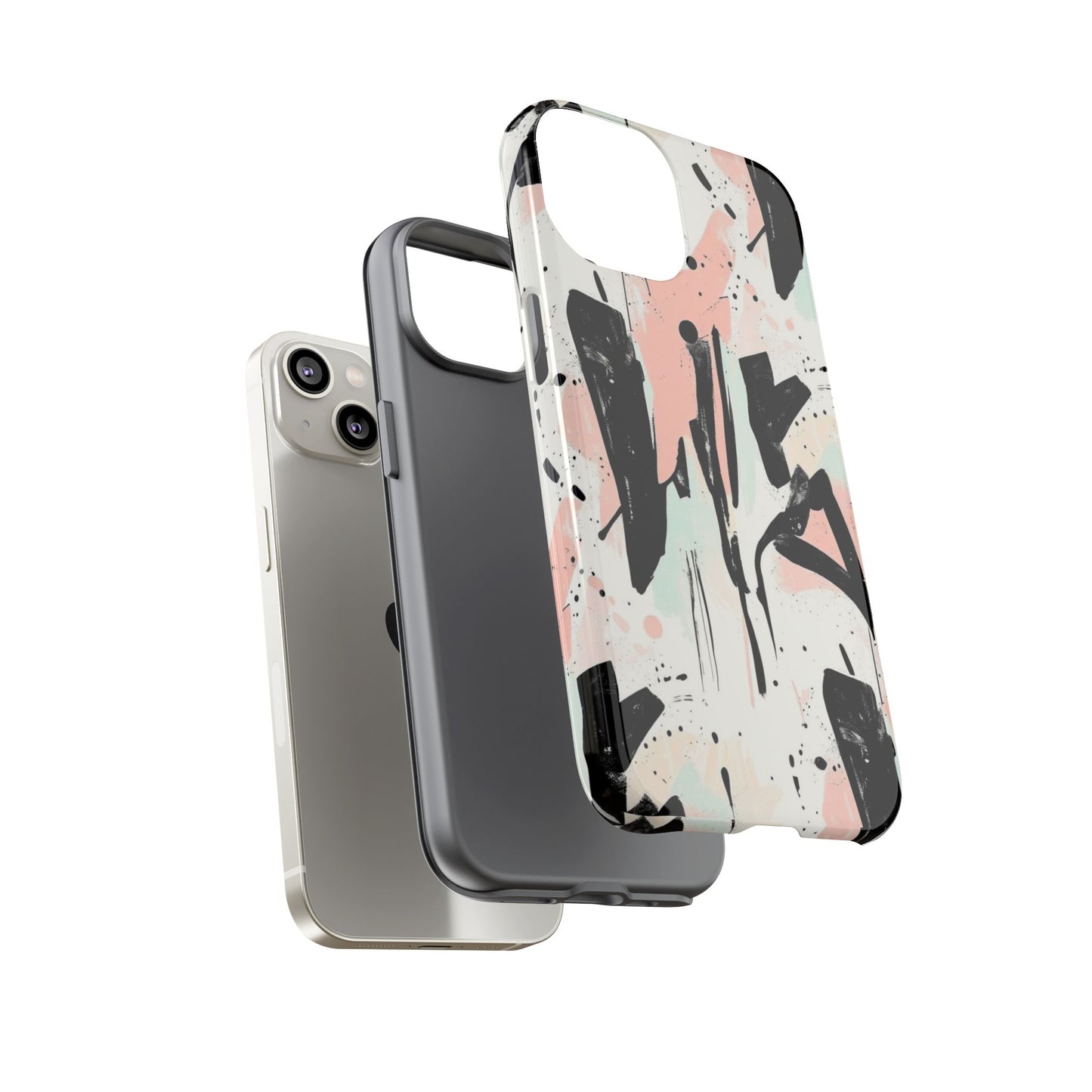 Blush Rush Armor Case – Abstract Ink Graffiti Edition