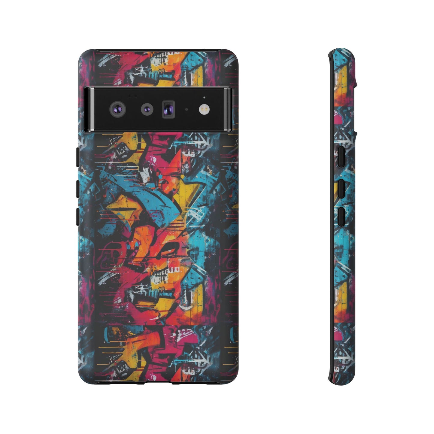 Wall Tag Armor Case – Neon Graffiti Burst Edition