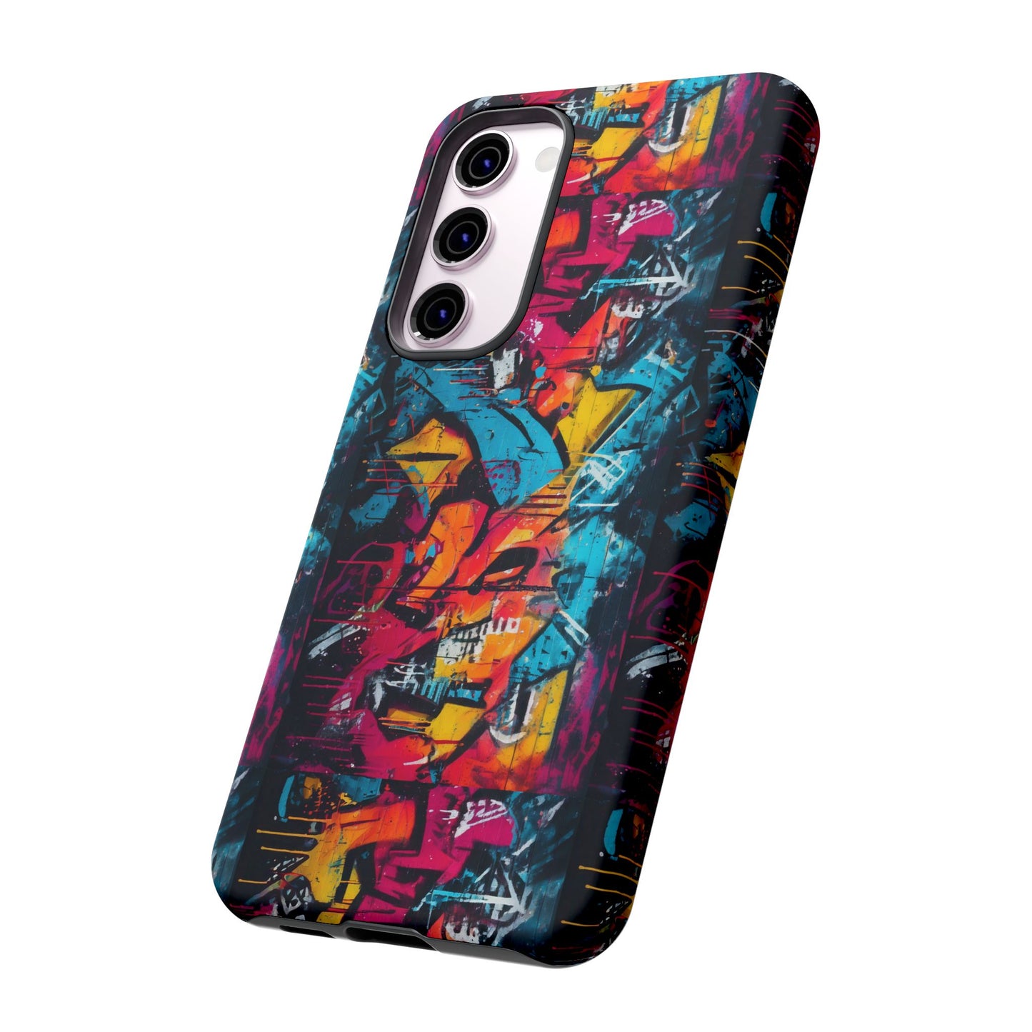 Wall Tag Armor Case – Neon Graffiti Burst Edition