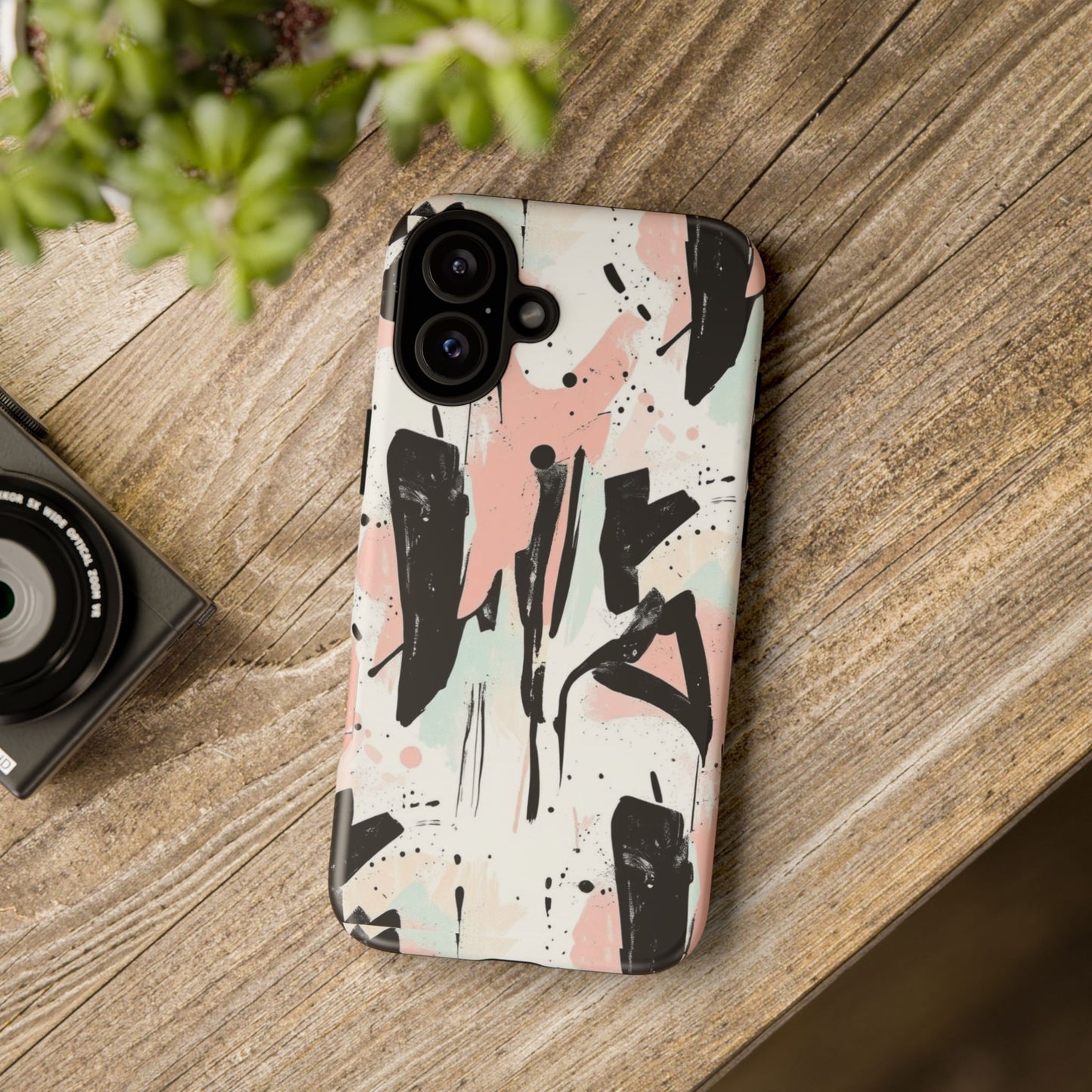 Blush Rush Armor Case – Abstract Ink Graffiti Edition