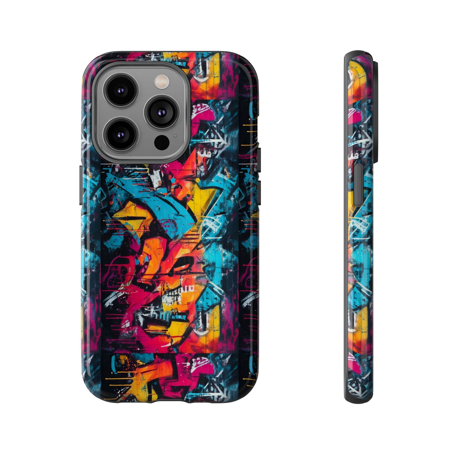 Wall Tag Armor Case – Neon Graffiti Burst Edition