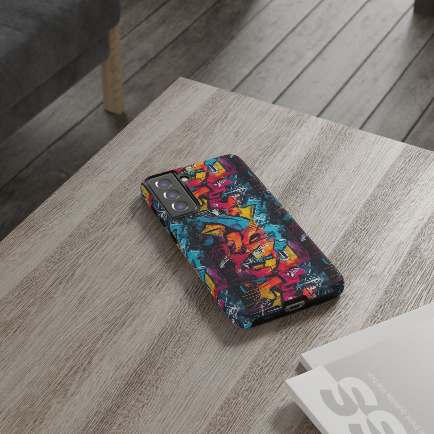 Wall Tag Armor Case – Neon Graffiti Burst Edition