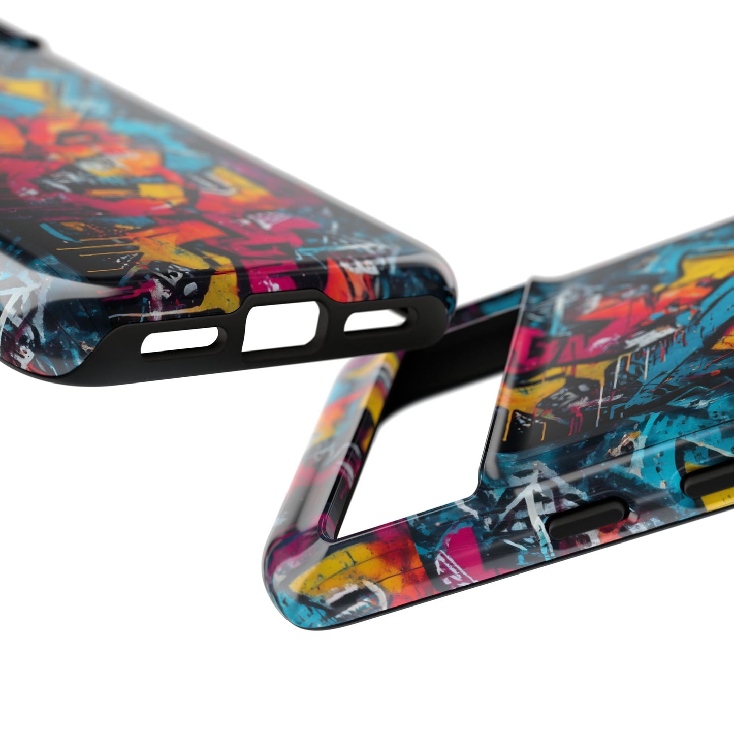 Wall Tag Armor Case – Neon Graffiti Burst Edition