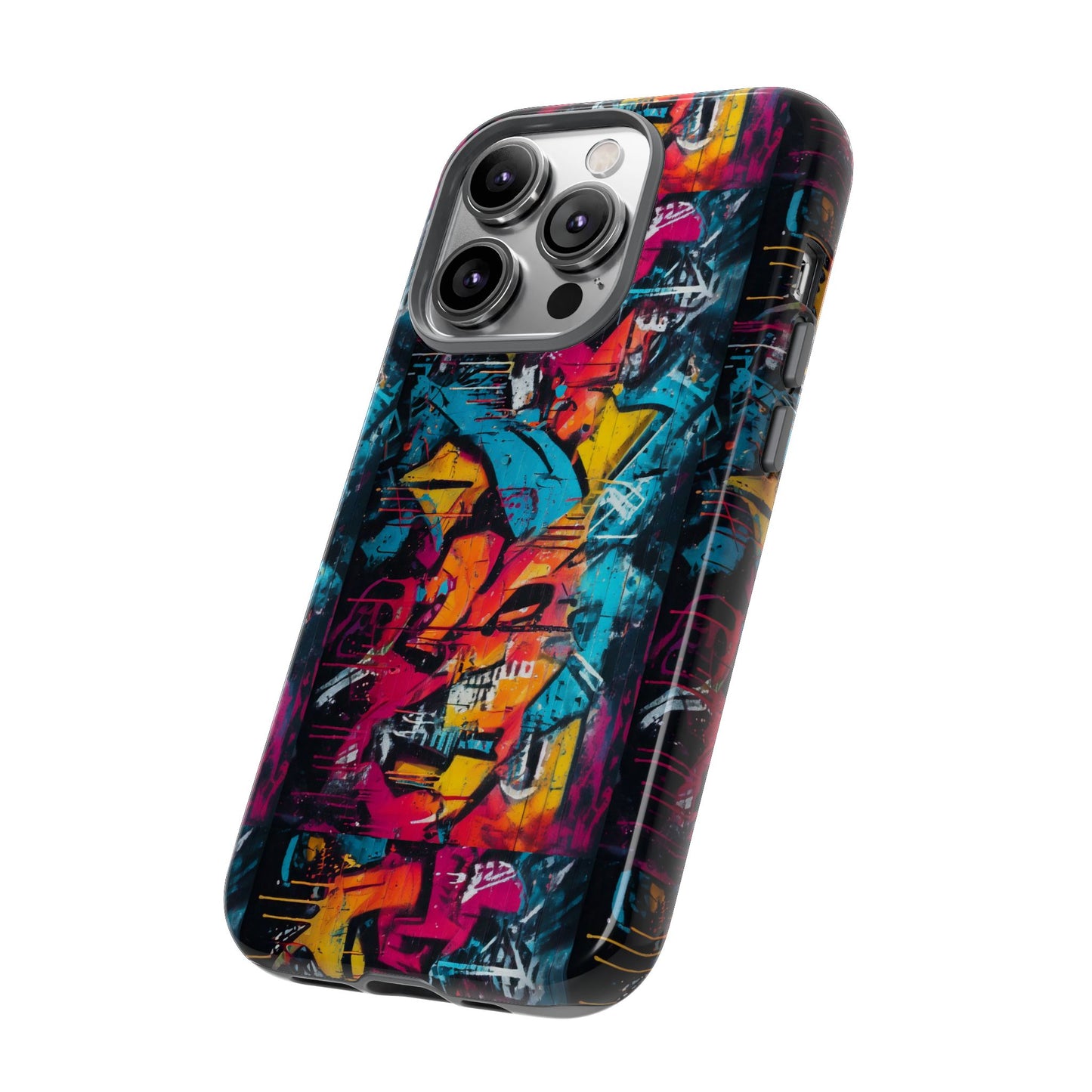 Wall Tag Armor Case – Neon Graffiti Burst Edition