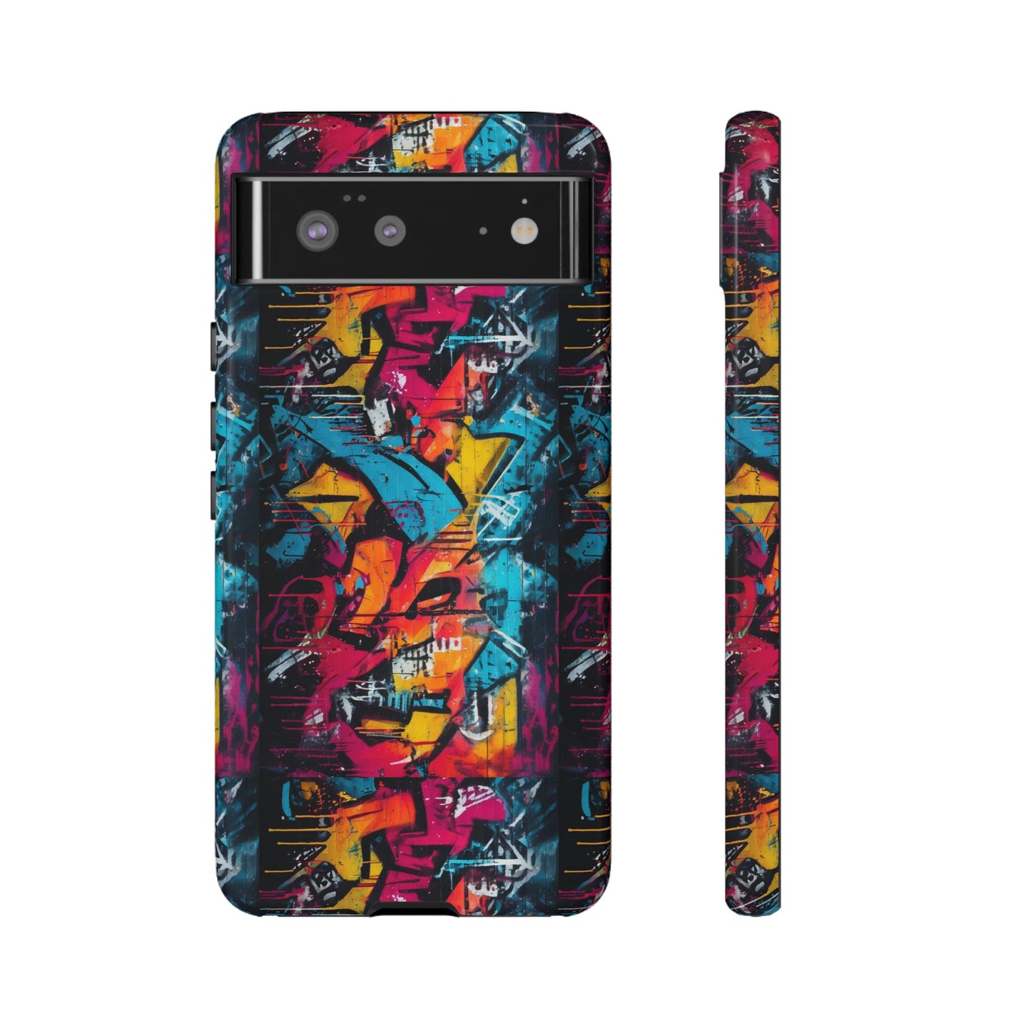 Wall Tag Armor Case – Neon Graffiti Burst Edition
