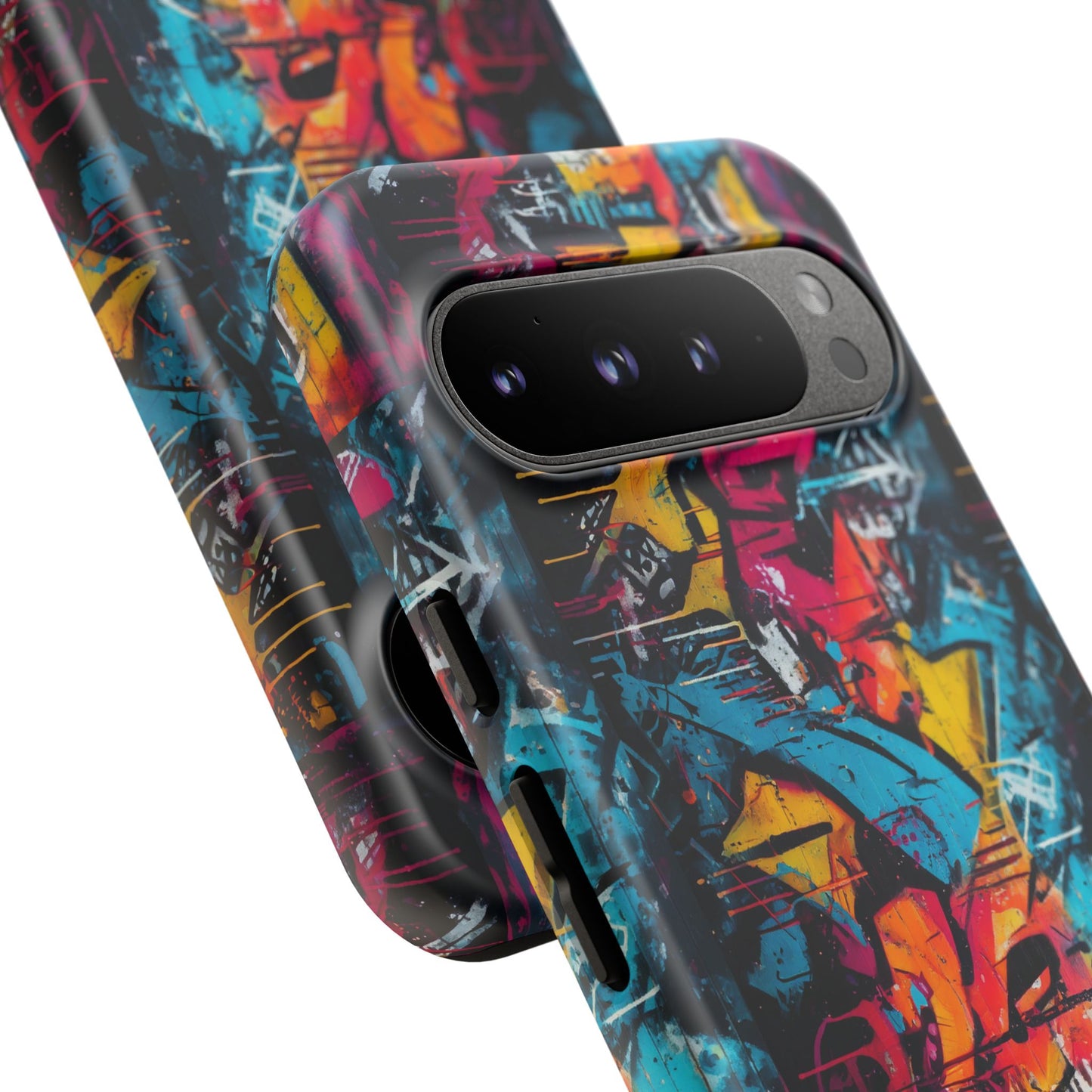 Wall Tag Armor Case – Neon Graffiti Burst Edition