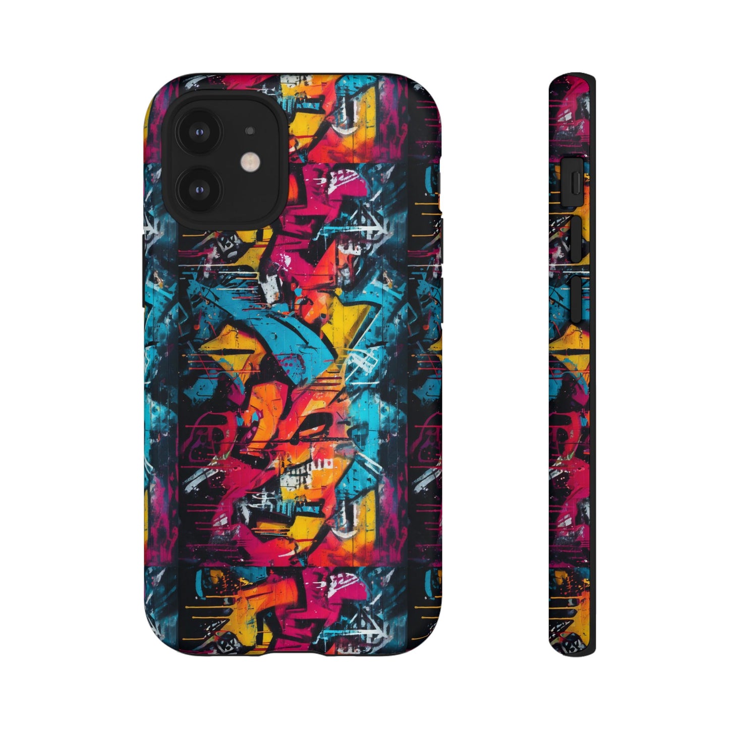 Wall Tag Armor Case – Neon Graffiti Burst Edition