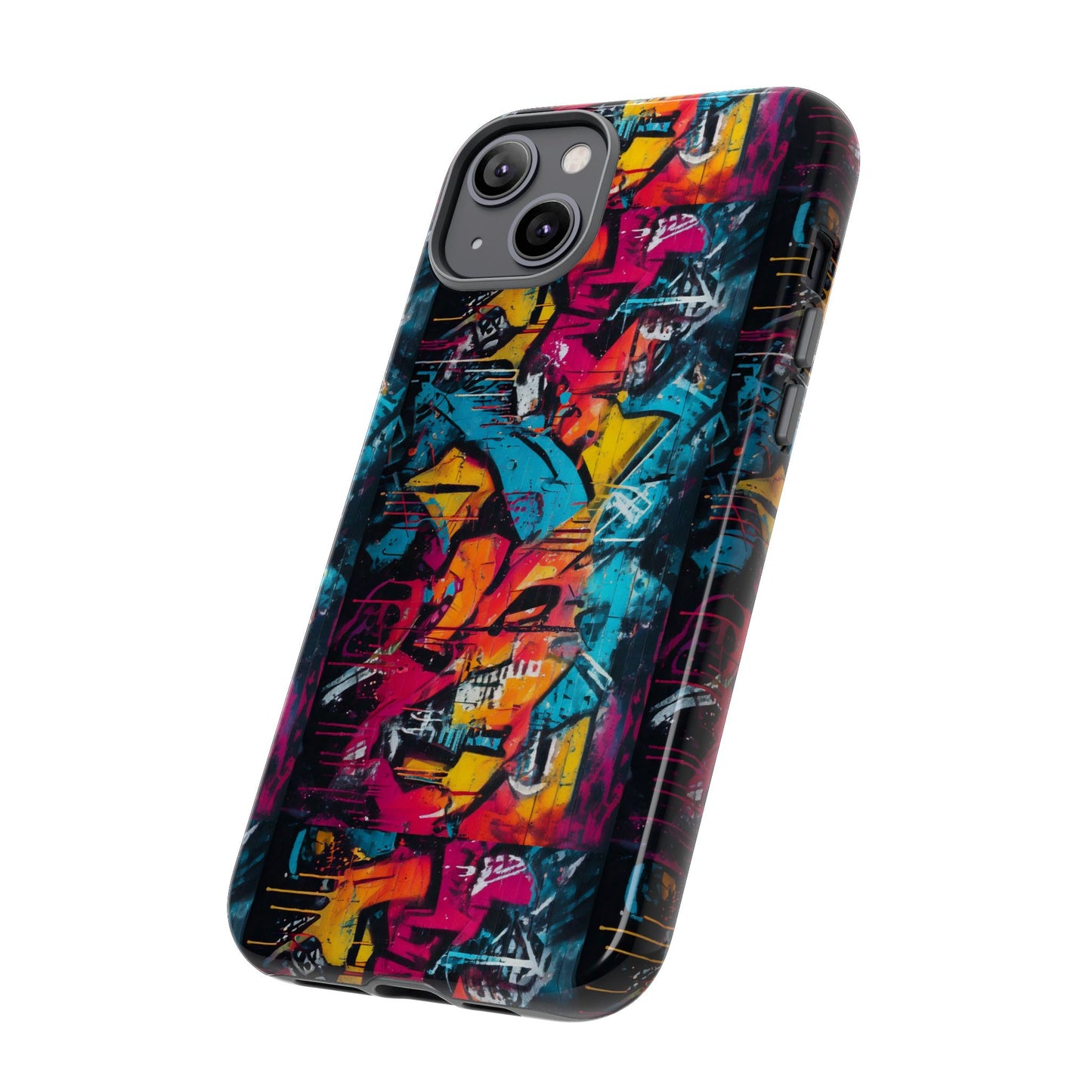 Wall Tag Armor Case – Neon Graffiti Burst Edition