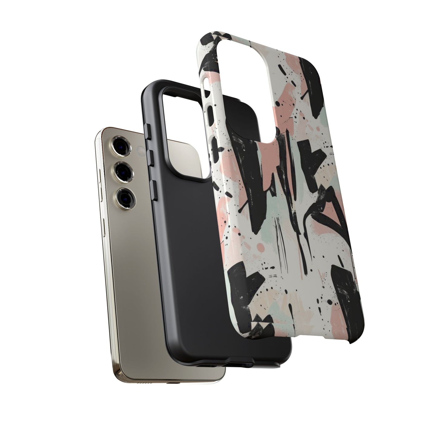 Blush Rush Armor Case – Abstract Ink Graffiti Edition