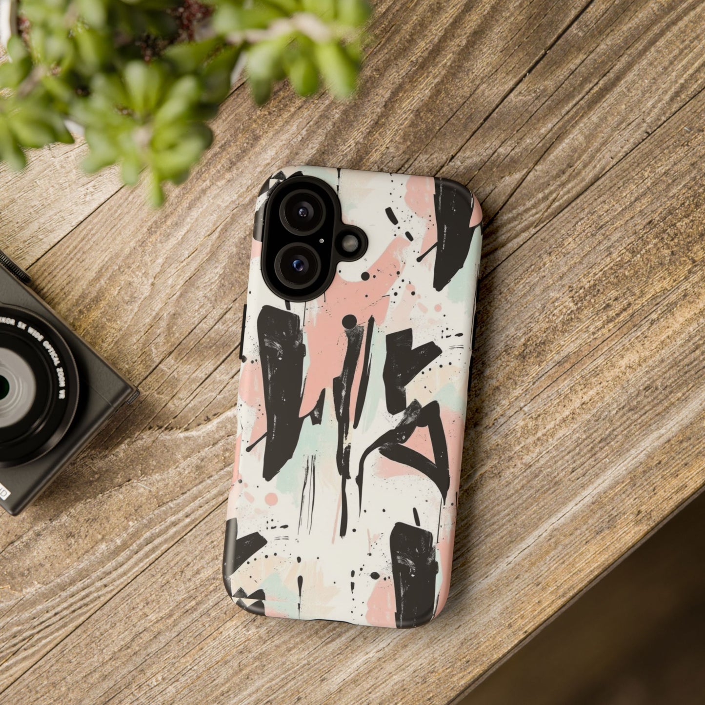 Blush Rush Armor Case – Abstract Ink Graffiti Edition