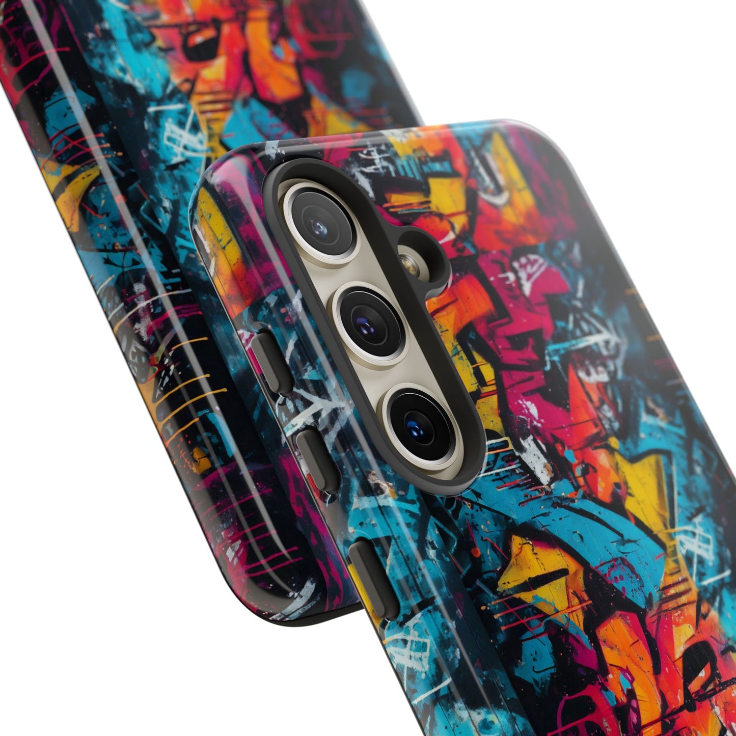 Wall Tag Armor Case – Neon Graffiti Burst Edition