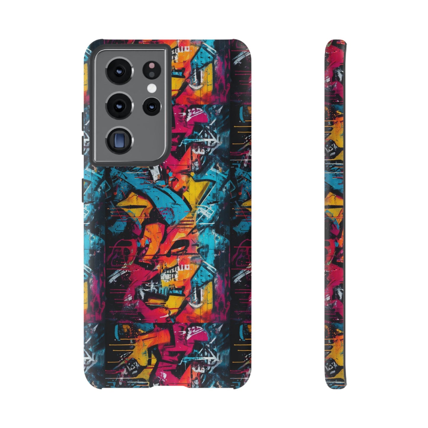 Wall Tag Armor Case – Neon Graffiti Burst Edition