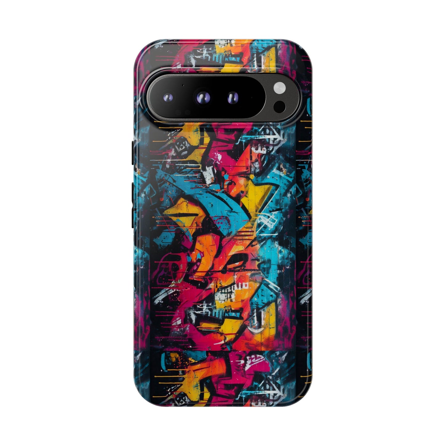 Wall Tag Armor Case – Neon Graffiti Burst Edition