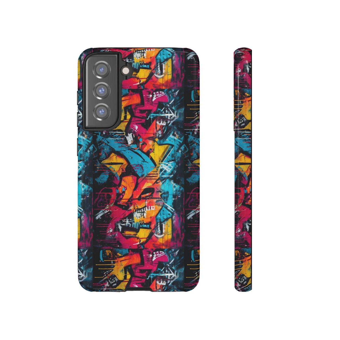 Wall Tag Armor Case – Neon Graffiti Burst Edition