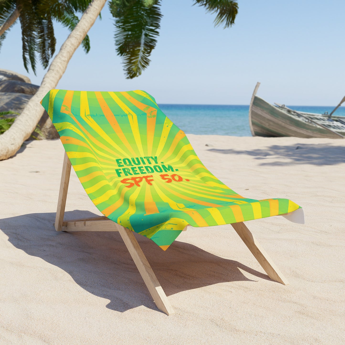 Vibrant Beach Towel - Equity Freedom SPF 50