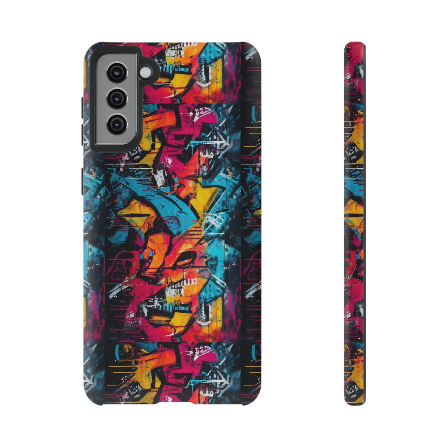 Wall Tag Armor Case – Neon Graffiti Burst Edition