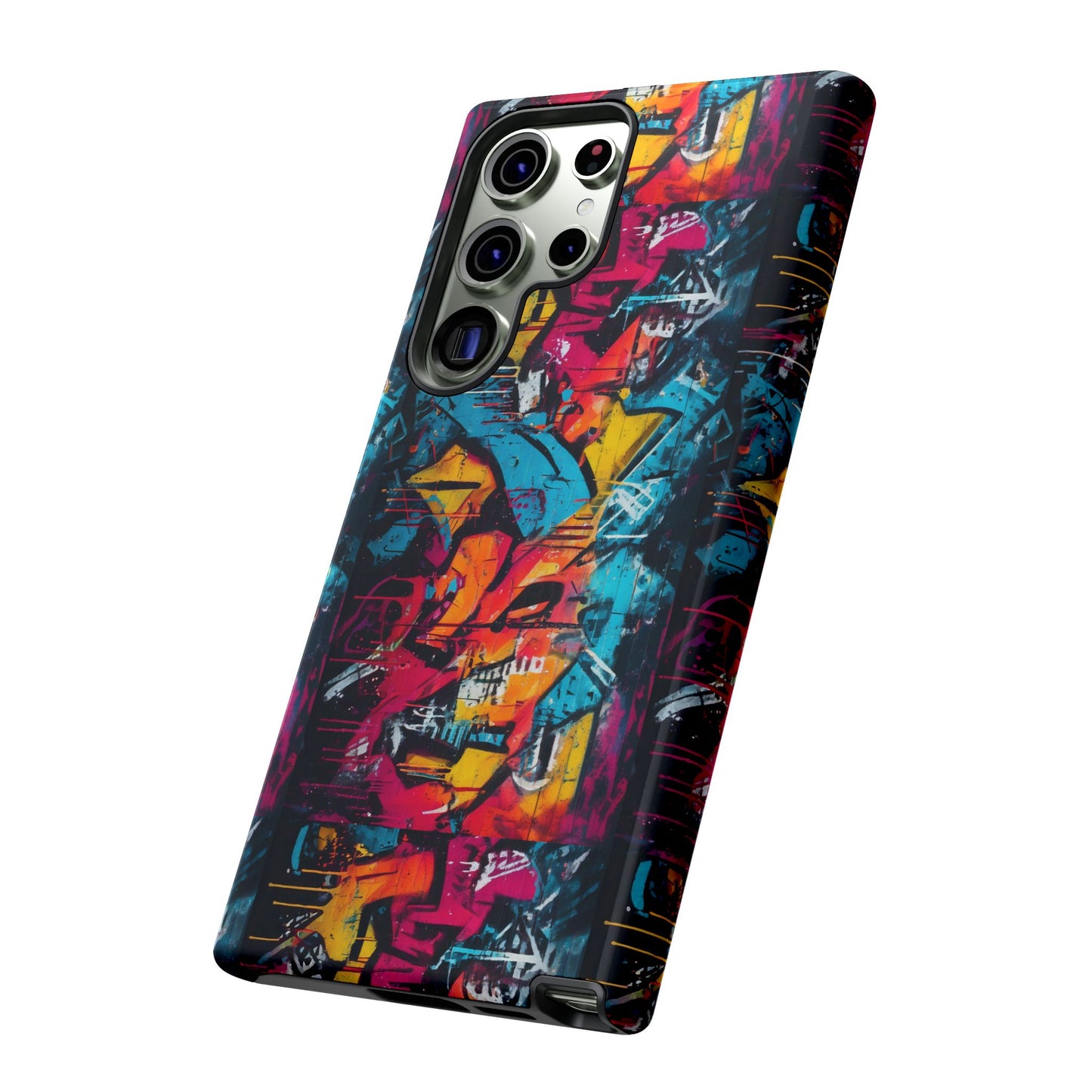 Wall Tag Armor Case – Neon Graffiti Burst Edition