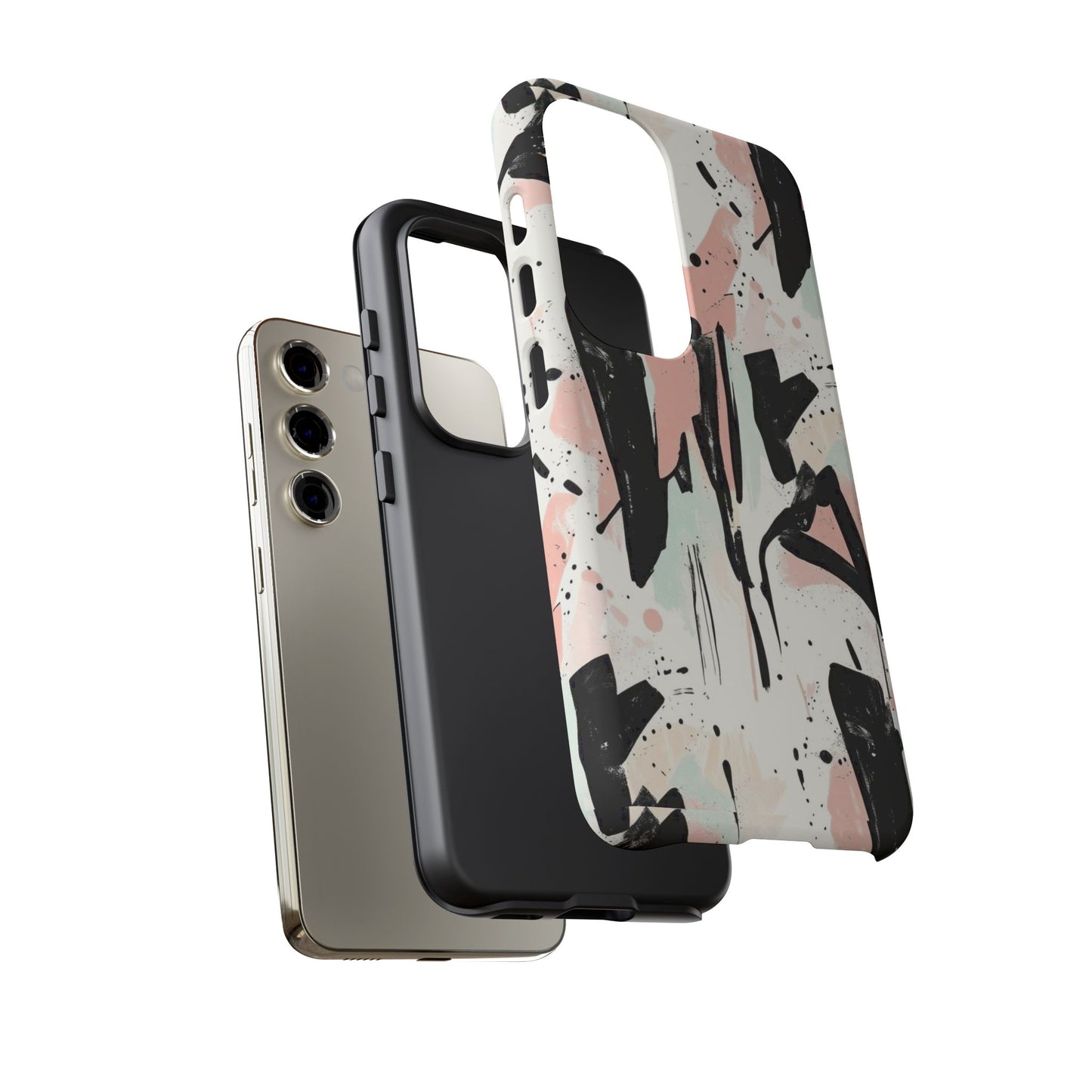 Blush Rush Armor Case – Abstract Ink Graffiti Edition