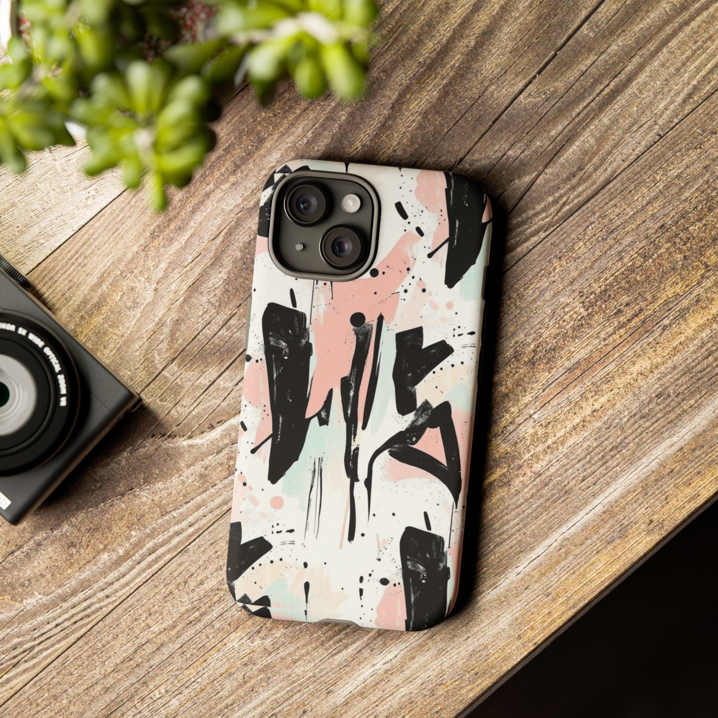 Blush Rush Armor Case – Abstract Ink Graffiti Edition