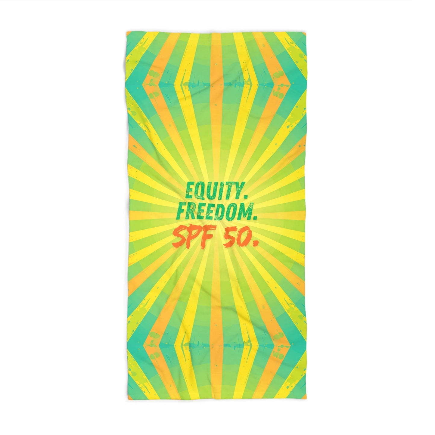Vibrant Beach Towel - Equity Freedom SPF 50