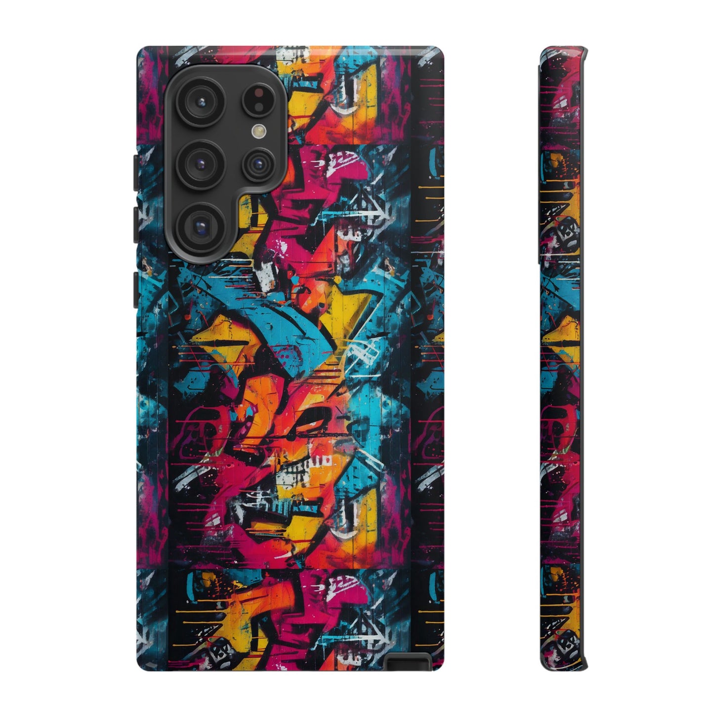 Wall Tag Armor Case – Neon Graffiti Burst Edition