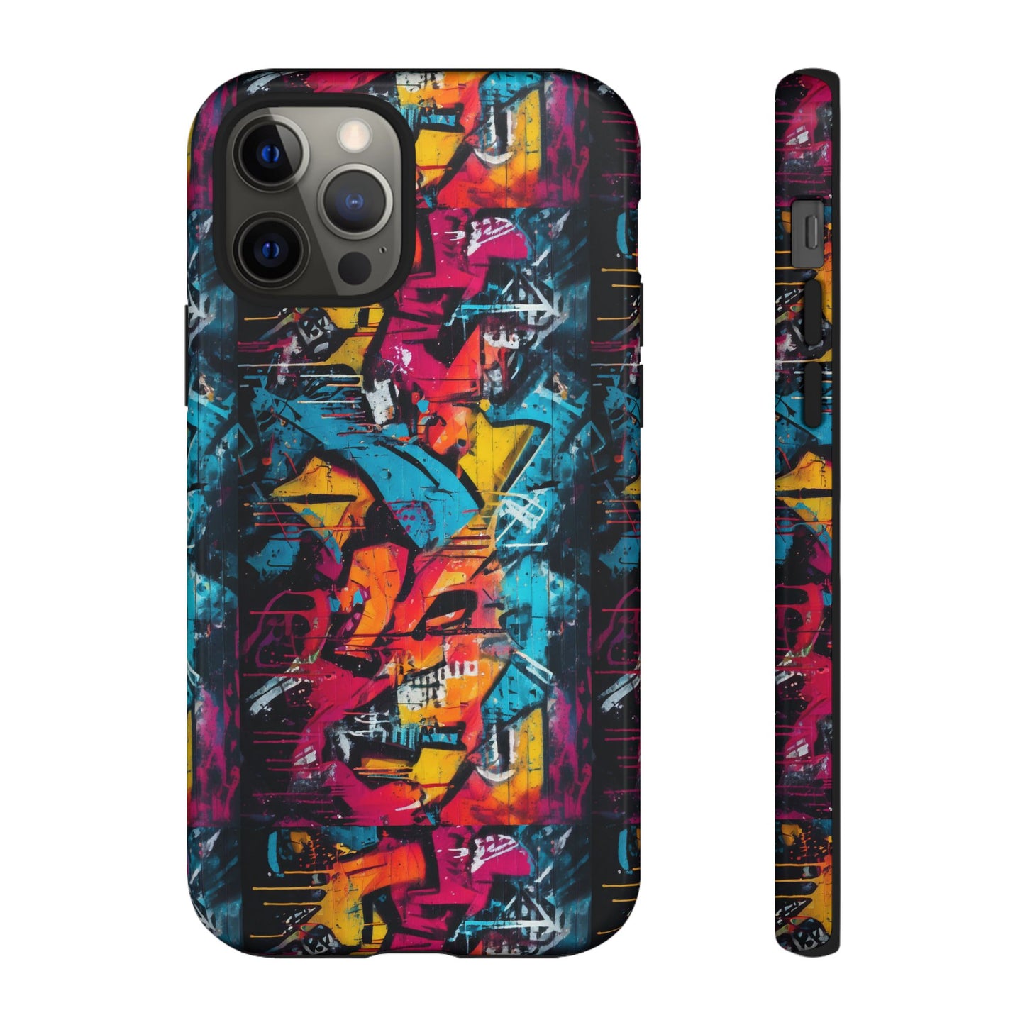 Wall Tag Armor Case – Neon Graffiti Burst Edition