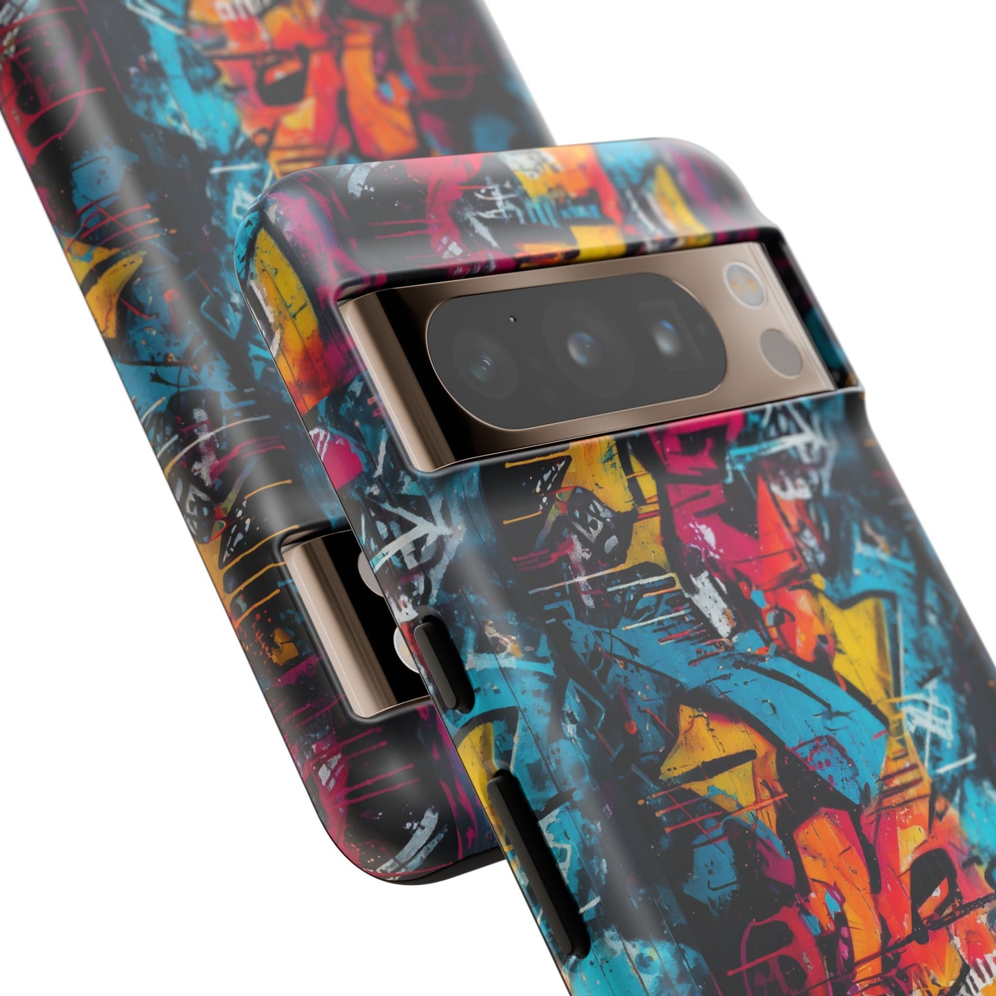 Wall Tag Armor Case – Neon Graffiti Burst Edition