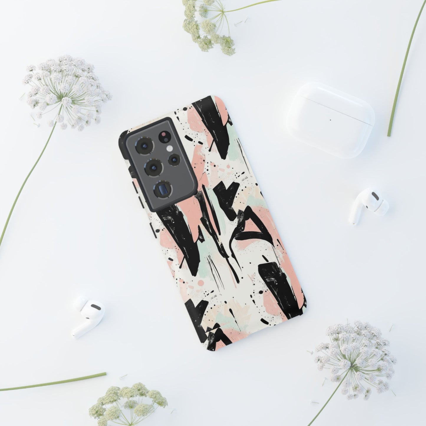 Blush Rush Armor Case – Abstract Ink Graffiti Edition